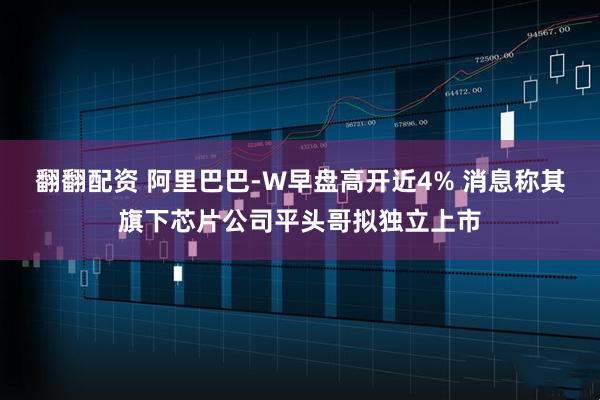 翻翻配资 阿里巴巴-W早盘高开近4% 消息称其旗下芯片公司平头哥拟独立上市